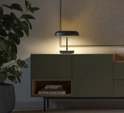 Lampe à poser, Zero, noir, LED, dim, 2700K, 1150 lm, Ø30cm, H27,5cm - Lumen Center Italia