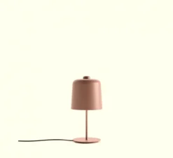 Lampe à poser, Zile, rouge brique, Ø20cm, H42cm - Luceplan