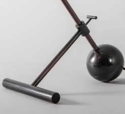 Lampe à poser, Zosia, Gris acier, L40cm, H44cm - Schwung