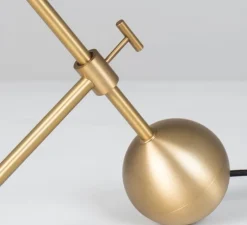 Lampe à poser, Zosia, Laiton laqué bruni, L40cm, H44cm - Schwung