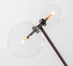 Lampe à poser, Zosia, Nickel poli, L40cm, H44cm - Schwung