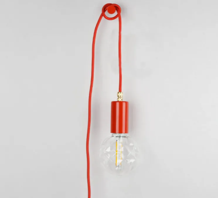 Lampe, Baladeuse, Aladin, rouge, L450cm, H4,2cm - Zangra