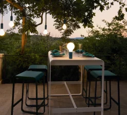 Lampe, Baladeuse, APLÔ , bleu acapulco, IP54, 3000 à 6000K, 70lm, Ø11.5cm, H24.5cm - FERMOB