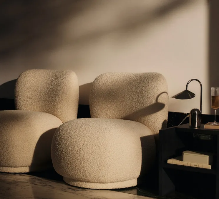 Lampe, Baladeuse, Arum, Acier, IP44, LED, dim, 2700K, 240 lm, Ø7cm, H30cm-Ferm Living