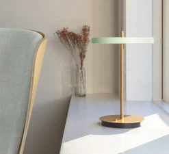 Lampe, baladeuse, Asteria move, vert olive, LED, 3000K, 5-60lm, Ø20cm, H30cm - Umage