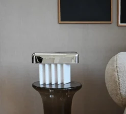 Lampe, Baladeuse, Beetle, marbre, chrome, LED, dim, 2400K, lm, L32,3cm, H20cm - 101 Copenhagen