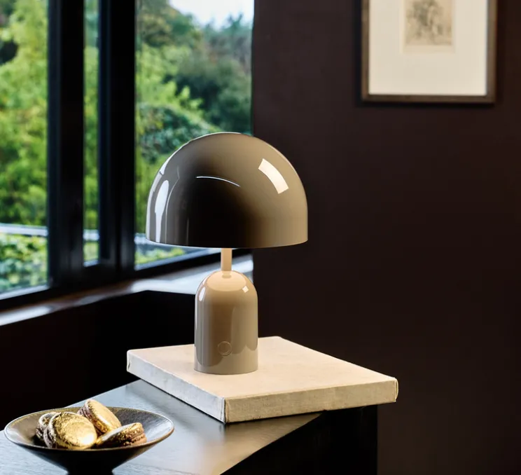 Lampe, Baladeuse, Bell, Taupe, IP44, LED, dim, 3000K, 160 lm, L7,6cm, H28cm - Tom Dixon