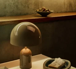 Lampe, Baladeuse, Bell, Taupe, IP44, LED, dim, 3000K, 160 lm, L7,6cm, H28cm - Tom Dixon