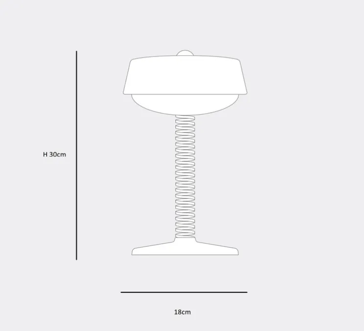 Lampe, Baladeuse, Bellboy, Anthracite, IP44, LED, dim, 2700K, 200 lm, Ø18cm, H30cm - Fatboy