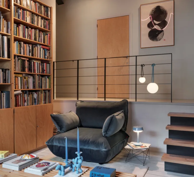 Lampe, Baladeuse, Bolleke Mini La Surprise, noir, IP55, LED, dim, 2700K, 30 lm, Ø12cm, H12cm - Fatboy