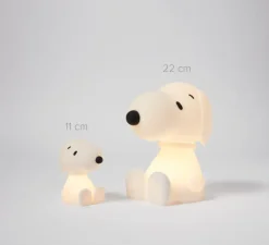 Lampe, Baladeuse, Bundle Snoopy, blanc, LED, 2700K, 5lm, Ø10cm, H16,5cm - Mr Maria