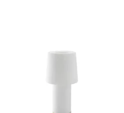Lampe, Baladeuse, Cameo, blanc, or, IP54, LED, dim, 2700K, 220 lm, L12,3cm, H24,9cm - Fontana Arte
