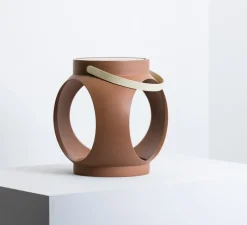 Lampe, Baladeuse, Candela, terracotta, IP66, LED, dim, 3000K, 172 lm, L23,2cm, H32,4cm - Faro