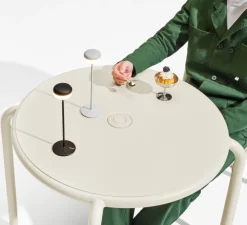 Lampe, Baladeuse, Cheerio, désert, IP55, LED, dim, 2200K, 14 lm, Ø8cm, H26cm - Fatboy