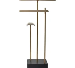 Lampe, baladeuse, Cordeless, KNOKKE, LED, 2700k, noir et laiton, L8cm, H35cm - DCW éditions Paris