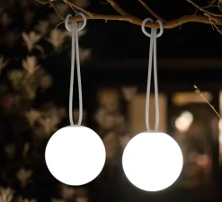 Lampe, Baladeuse, d'extérieur, Bolleke, gris, LED, Ø20cm, Hcm - Fatboy
