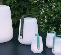 Lampe, Baladeuse, d'extérieur, BALAD, Carbone, LED, H25cm, Ø19cm - Fermob