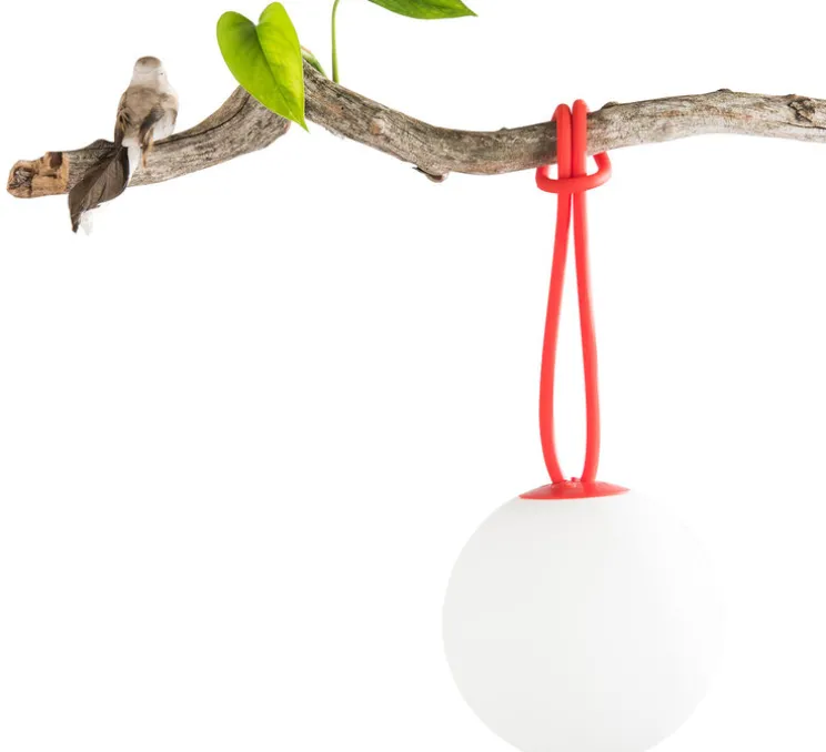 Lampe, Baladeuse, d'extérieur, Bolleke, rouge, LED, Ø20cm, Hcm - Fatboy