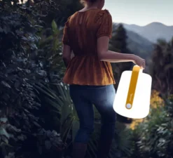 Lampe, Baladeuse, d'extérieur, BALAD, miel, LED, H38cm, Ø28cm, IP44 - FERMOB