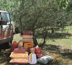 Lampe, Baladeuse, d'extérieur, BALAD, Miel, LED, H25cm, Ø19cm, IP44 - FERMOB