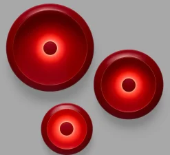 Lampe, Baladeuse, d'extérieur, Oloha Rouge Lobby Small, rouge, IP55, LED, 2200K, 200 lm, L22,5cm, H6,1cm - Fatboy