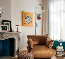 Lampe, Baladeuse, Edison La Surprise, blanc, IP44, LED, dim, 3000K, 60 lm, Ø9,7cm, H15cm - Fatboy