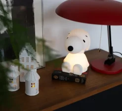 Lampe, Baladeuse, First Light Snoopy, blanc, LED, Ø16cm, H23cm - Mr Maria