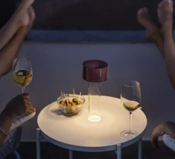 Lampe, Baladeuse, Fleur, burgundy, LED, dim, 3000K, 188 lm, Ø11cm, H24cm - Foscarini