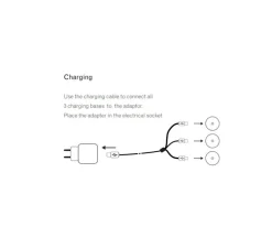 Lampe, Baladeuse, Fondant set de 3, chêne, IP65, LED, dim, 2700K, 100 lm, Ø26cm, H8,5cm - Atelier Pierre