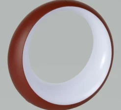 Lampe, Baladeuse, Hoopik, ocre rouge, IP42, LED, dim, 4000K, 200 lm, Ø24cm, H23cm - Fermob