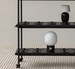 Lampe, Baladeuse, JWDA , noir, opalin mat, Ø14,5cm, H21,5cm - Audo Copenhagen