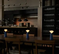 Lampe, baladeuse, Mantle, Bleu Cobalt, IP44, Ø8cm, H19cm - Tala