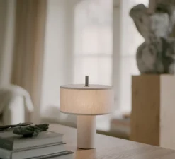 Lampe, Baladeuse, Margin, beige, LED, dim, 2500-2700-3000K, 220 lm, Ø23cm, H31cm - New Works