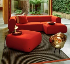 Lampe, Baladeuse, Melt Large, doré, IP44, LED, dim, 3000K, 500 lm, Ø50cm, H57cm - Tom Dixon