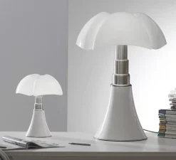 Lampe, baladeuse, MINI PIPISTRELLO SANS FIL, blanc, LED, Ø27cm, H35cm - Martinelli Luce