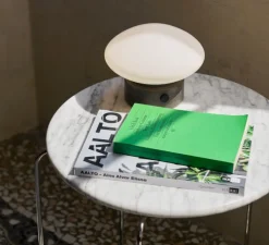 Lampe, Baladeuse, Mist AP21, marbre gris chaud, LED, dim, 2700K, Ø16cm, H12cm - Andtradition