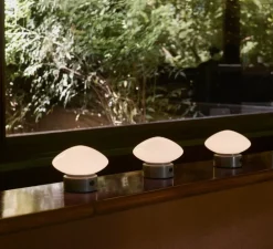 Lampe, Baladeuse, Mist AP21, marbre gris chaud, LED, dim, 2700K, Ø16cm, H12cm - Andtradition