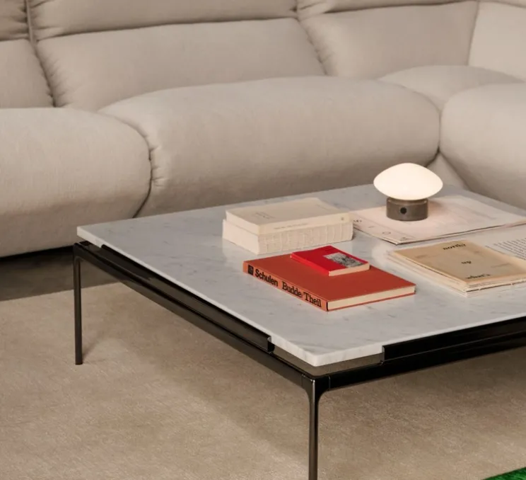 Lampe, Baladeuse, Mist AP21, marbre gris chaud, LED, dim, 2700K, Ø16cm, H12cm - Andtradition