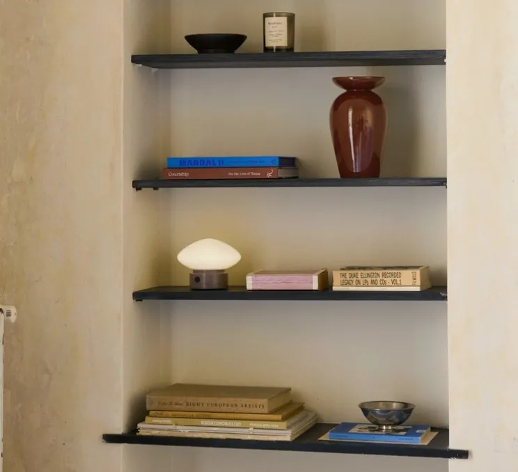 Lampe, Baladeuse, Mist AP21, marbre gris chaud, LED, dim, 2700K, Ø16cm, H12cm - Andtradition