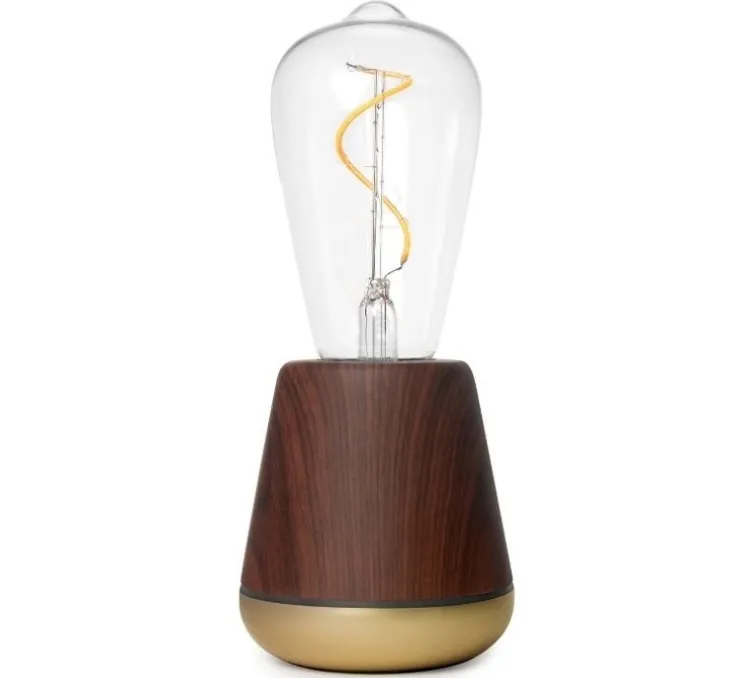 Lampe, Baladeuse, One, noyer, Led, 2200K, 43lm, Ø8,5cm, H19,5cm - Humble