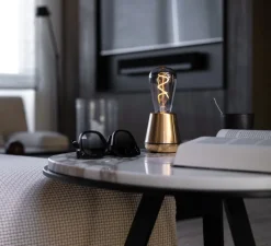 Lampe, Baladeuse, One, or, Ø8,5cm, H19,5cm - Humble