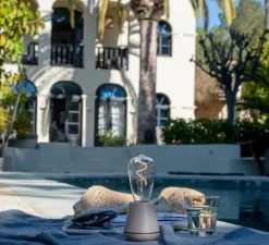 Lampe, Baladeuse, One Outdoor, gris lin, IP65, Ø8,5cm, H19,5cm - Humble