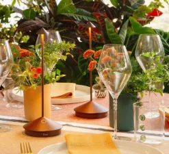 Lampe, Baladeuse, Pina, Corten, IP54, LED, dim, 2200-2700-3000K, 245 lm, Ø10,5cm, H29cm - Zafferano