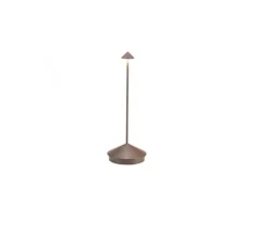 Lampe, Baladeuse, Pina, Corten, IP54, LED, dim, 2200-2700-3000K, 245 lm, Ø10,5cm, H29cm - Zafferano