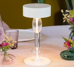 Lampe, Baladeuse, Royal Family Wi-Fi, blanc, IP65, LED, dim, 2200-4000K, 300 - 359 lm, Ø13,2cm, H28cm - Zafferano