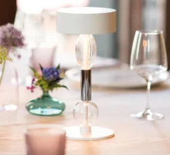 Lampe, Baladeuse, Royal Family Wi-Fi, blanc, IP65, LED, dim, 2200-4000K, 300 - 359 lm, Ø13,2cm, H28cm - Zafferano