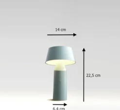 Lampe, baladeuse, sans fil, Bicoca, LED, dimmable, blanc cassé, H22,5cm - Marset