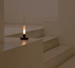 Lampe, Baladeuse, Sylvestrina, noir, IP44, LED, dim, 2200K, 55 lm, Ø11,3cm, H35,5cm - Santa & Cole