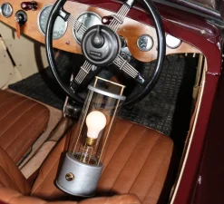 Lampe, Baladeuse, The Rugged Muse, argent, IP65, 2800K, 400lm, Ø12,5cm, H33,8cm - Tala