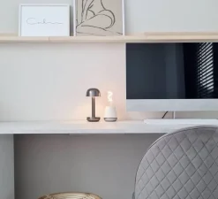 Lampe, Baladeuse, Two, titanium, LED, dim, 2700K, 8 lm, Ø8,8cm, H21,2cm - Humble